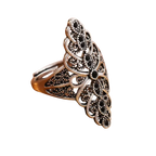 The Cathedral Filigree Petal Ring from Prague