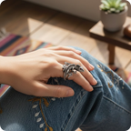 The Red-Eyed Basilisk Ring from Thailand