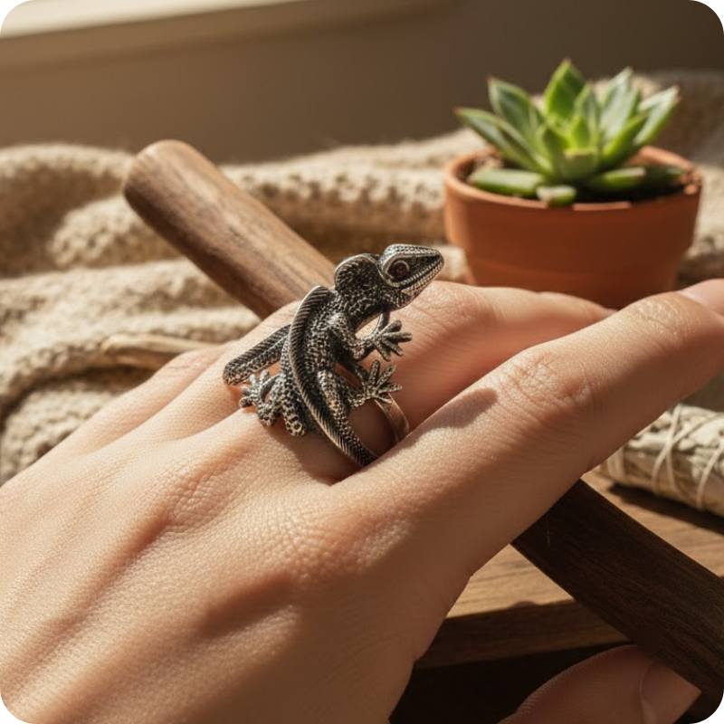 The Red-Eyed Basilisk Ring from Thailand