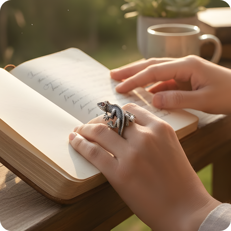 The Red-Eyed Basilisk Ring from Thailand